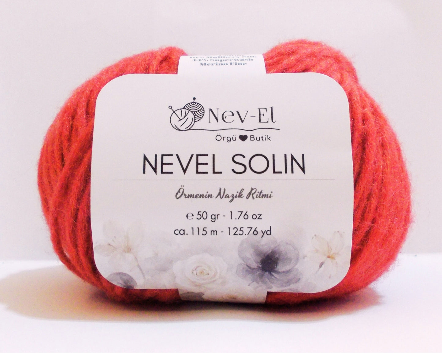 Nevel Solin Yarn โ Soft Cotton Silk Merino Blend for Cardigans Tops and Spring Knitting