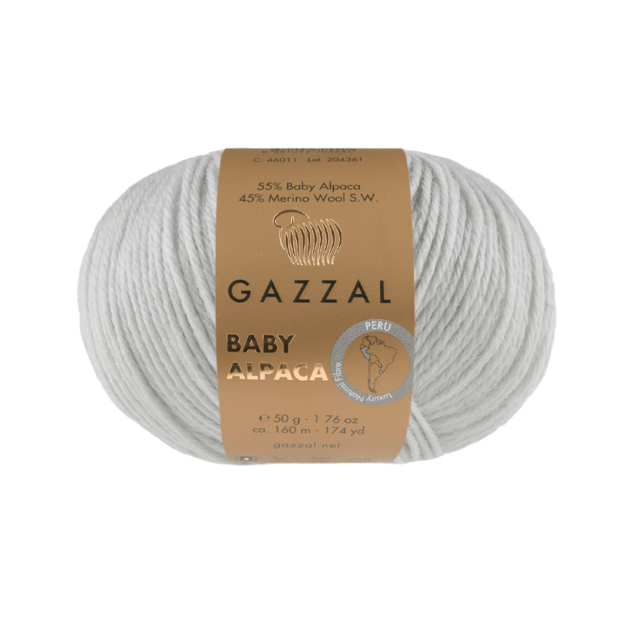 Baby Alpaca & Superwash Merino Wool Blend Yarn – Soft Luxury Fiber | 50g, 160m