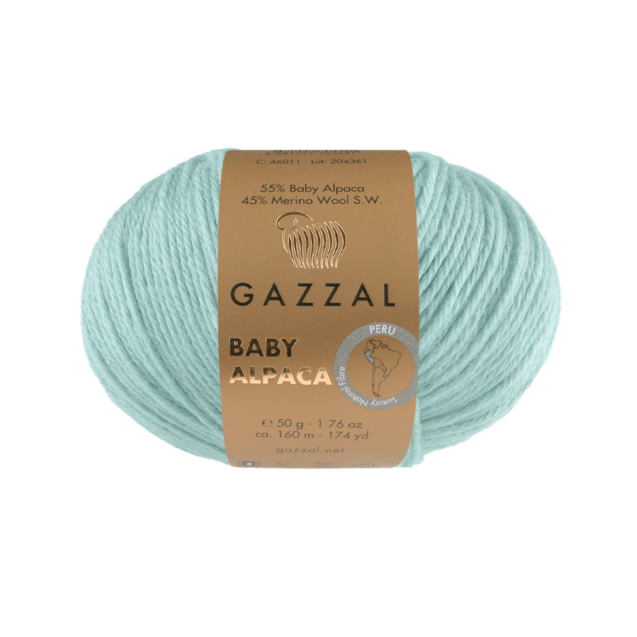 Baby Alpaca & Superwash Merino Wool Blend Yarn – Soft Luxury Fiber | 50g, 160m