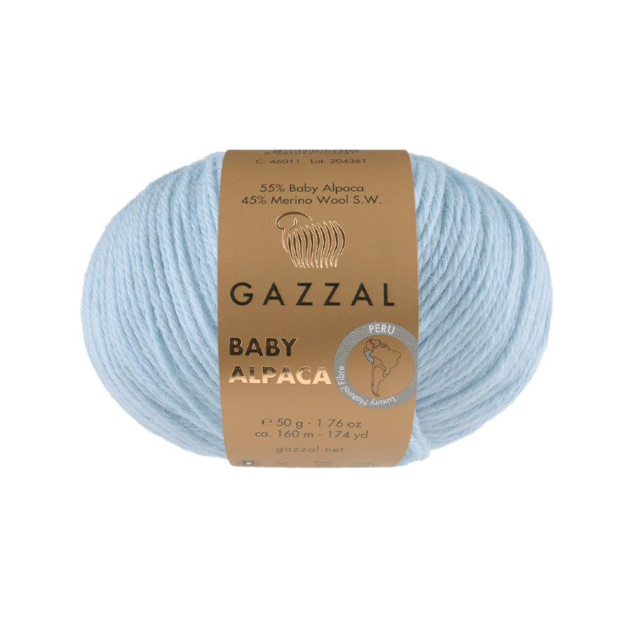 Baby Alpaca & Superwash Merino Wool Blend Yarn – Soft Luxury Fiber | 50g, 160m