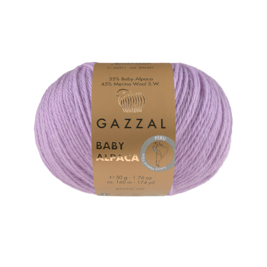 Baby Alpaca & Superwash Merino Wool Blend Yarn – Soft Luxury Fiber | 50g, 160m