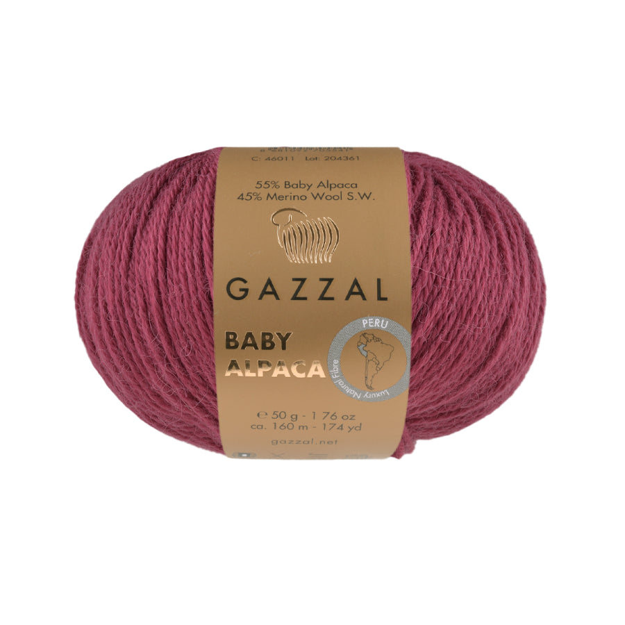 Baby Alpaca & Superwash Merino Wool Blend Yarn – Soft Luxury Fiber | 50g, 160m