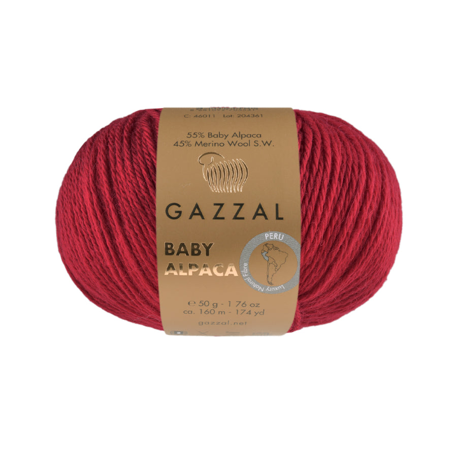Baby Alpaca & Superwash Merino Wool Blend Yarn – Soft Luxury Fiber | 50g, 160m