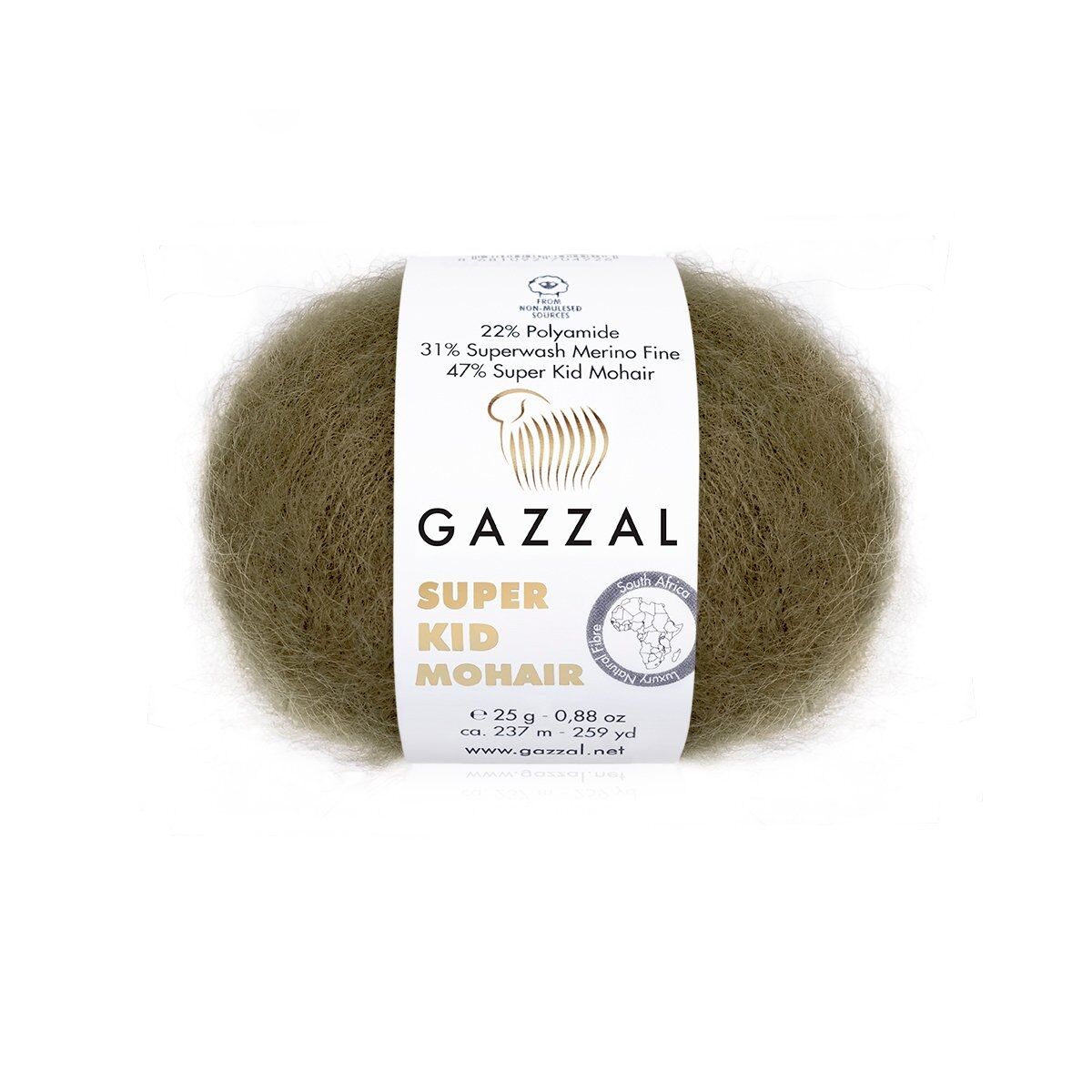 Gazzal Super Kid Mohair Strickgarne