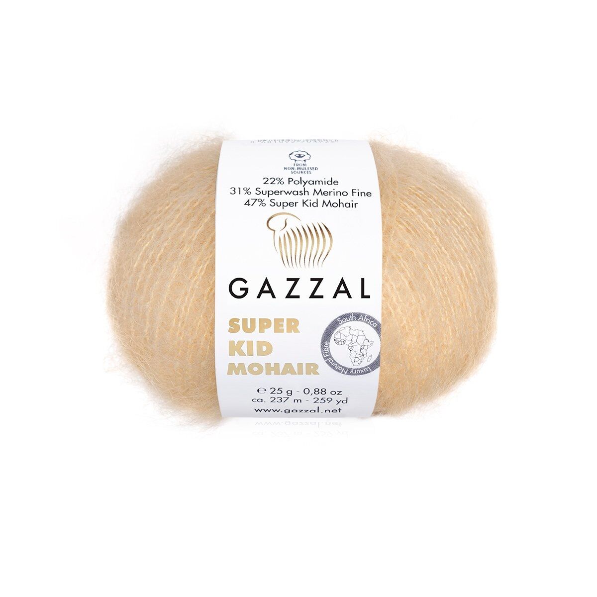 Gazzal Super Kid Mohair Strickgarne