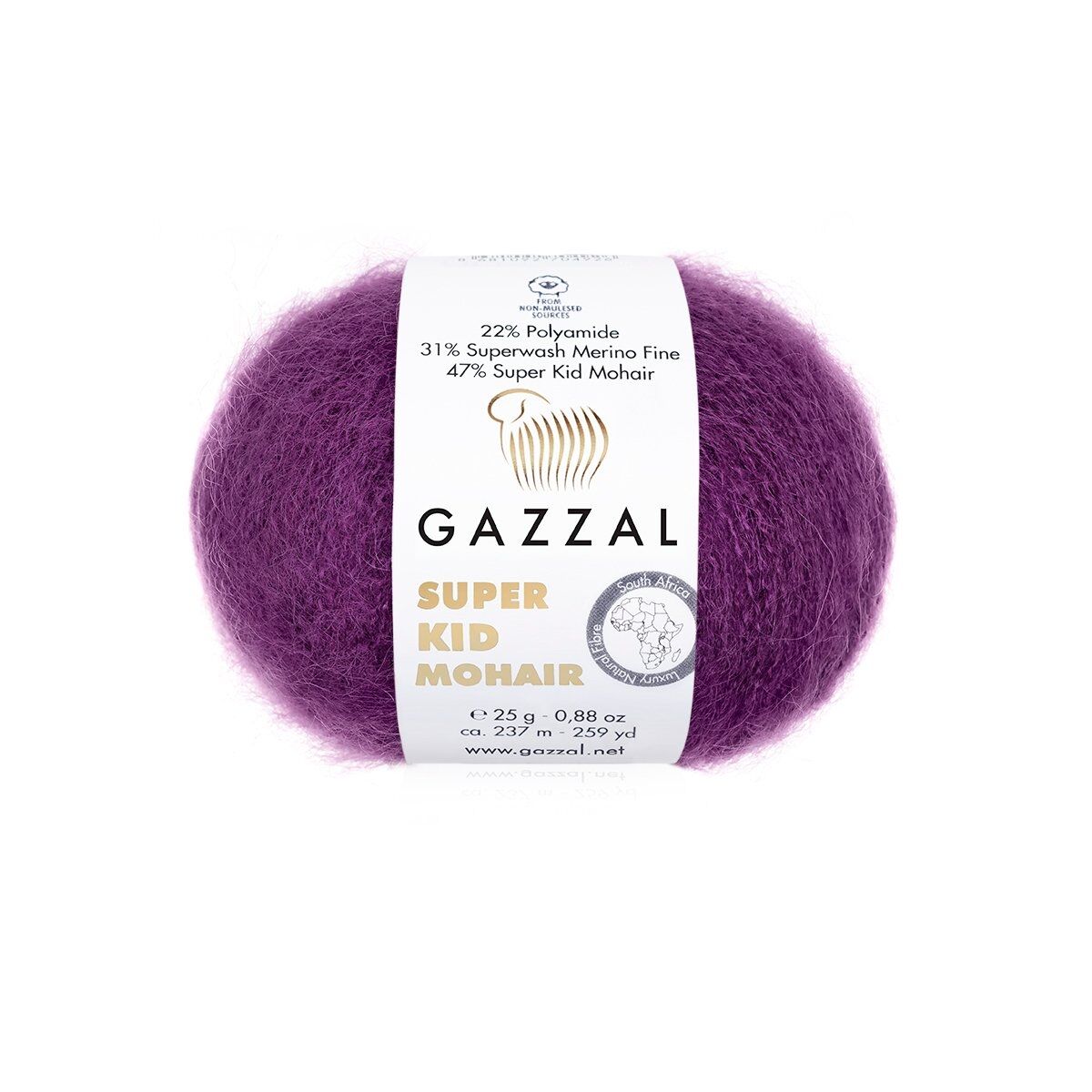 Gazzal Super Kid Mohair Strickgarne