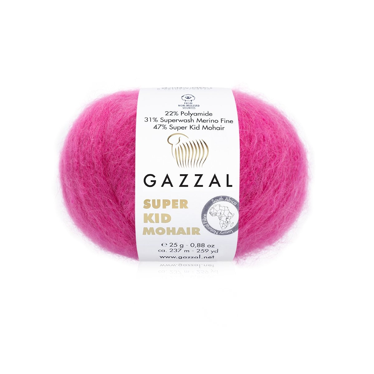 Gazzal Super Kid Mohair Strickgarne