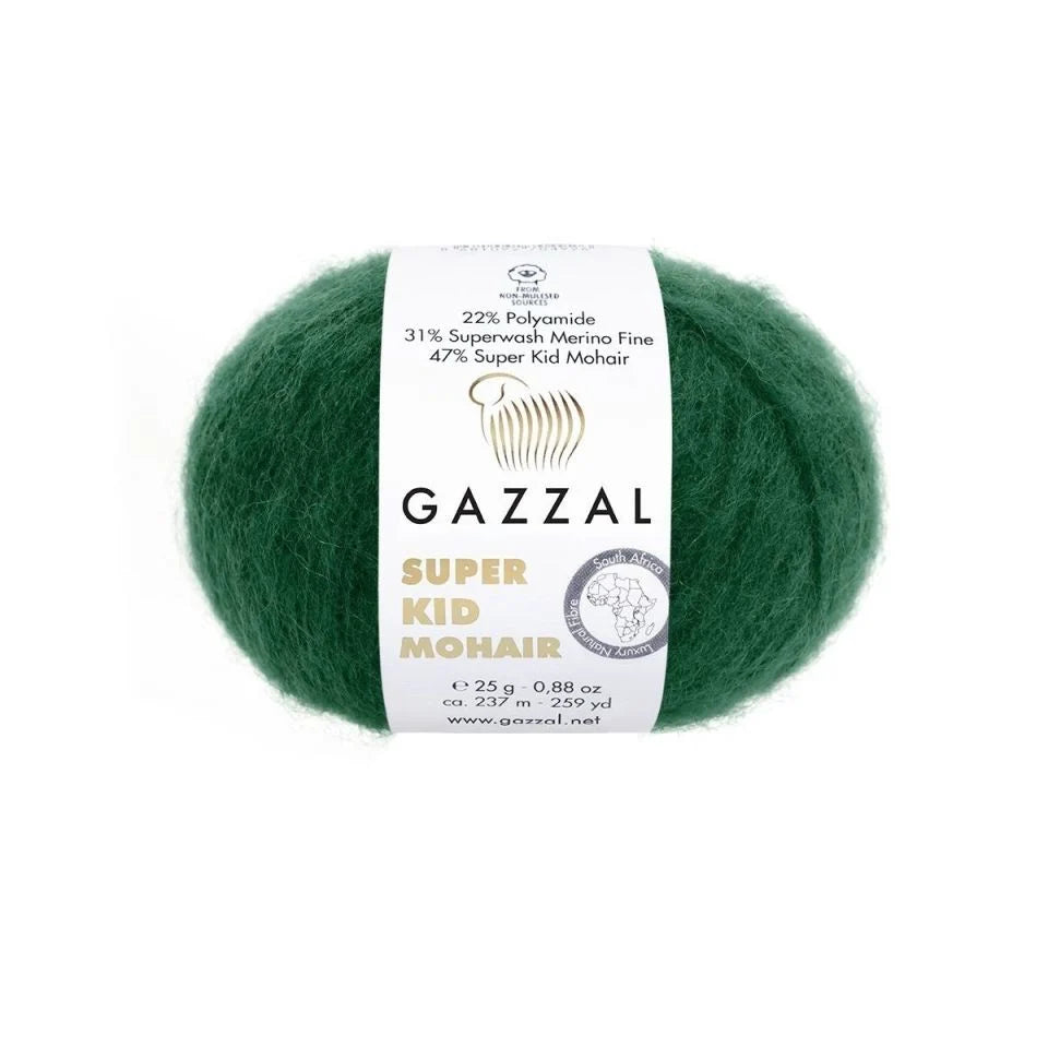 Gazzal Super Kid Mohair Strickgarne