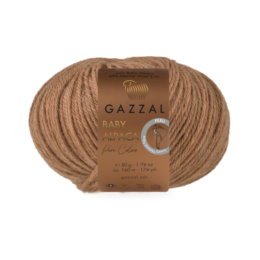 Baby Alpaca & Superwash Merino Wool Blend Yarn – Soft Luxury Fiber | 50g, 160m