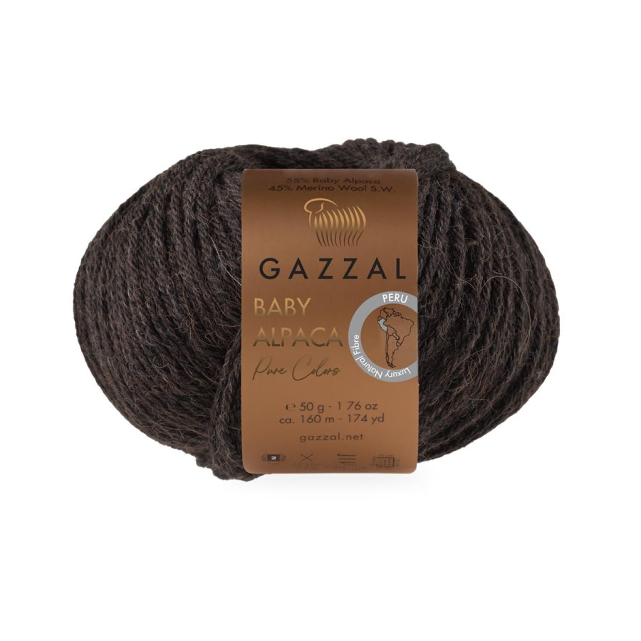 Baby Alpaca & Superwash Merino Wool Blend Yarn – Soft Luxury Fiber | 50g, 160m