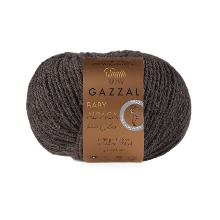 Baby Alpaca & Superwash Merino Wool Blend Yarn – Soft Luxury Fiber | 50g, 160m