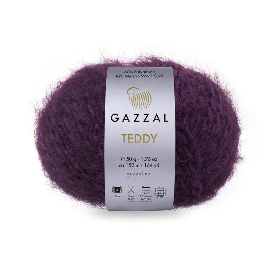 Gazzal Teddy Knitting Yarns