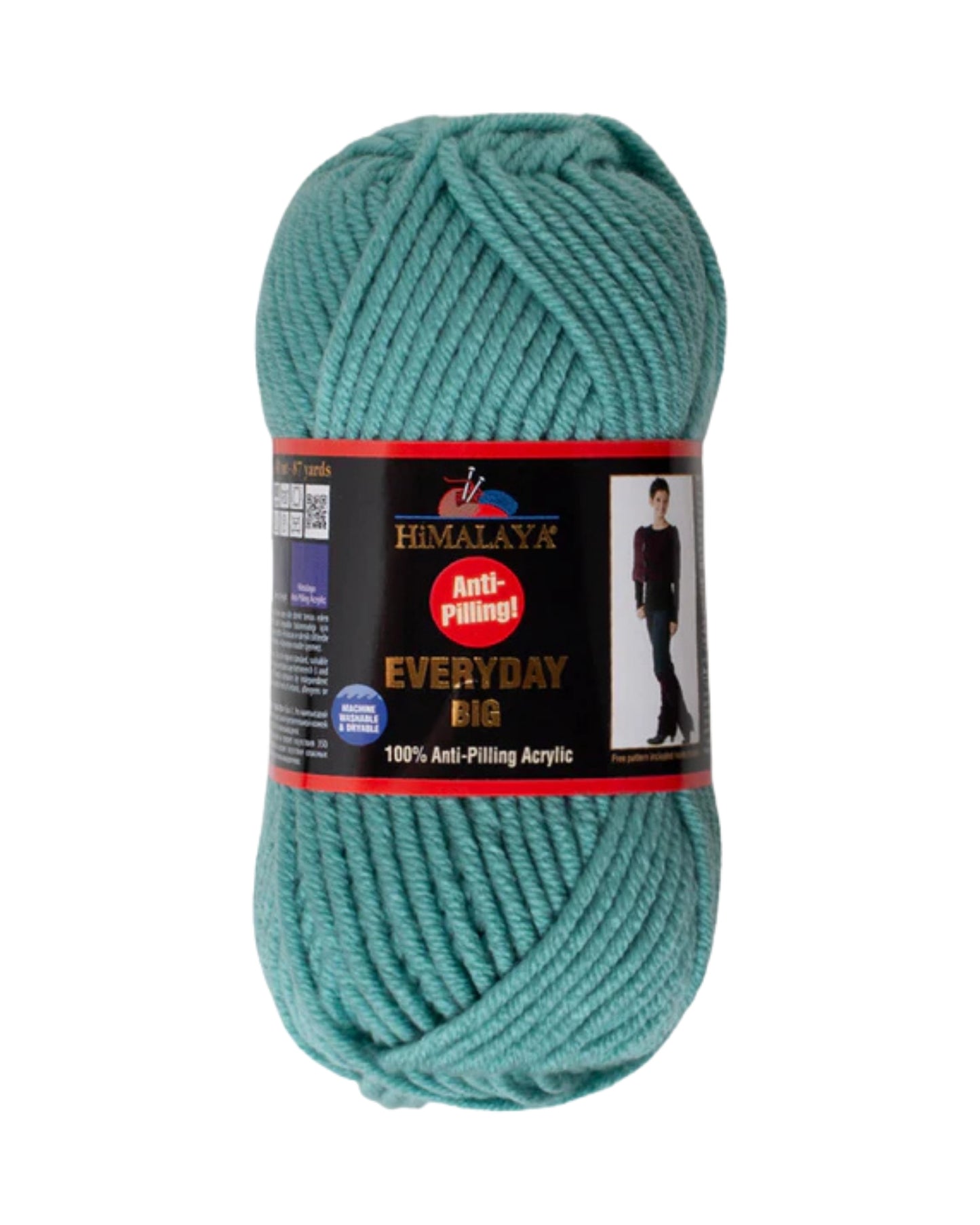 Himalaya Everyday Big Neon Yarn – Super Bulky 100 g / 80 m Anti‑Pilling Acrylic – Bright Neon Pink Chunky Yarn for Knitting & Crochet