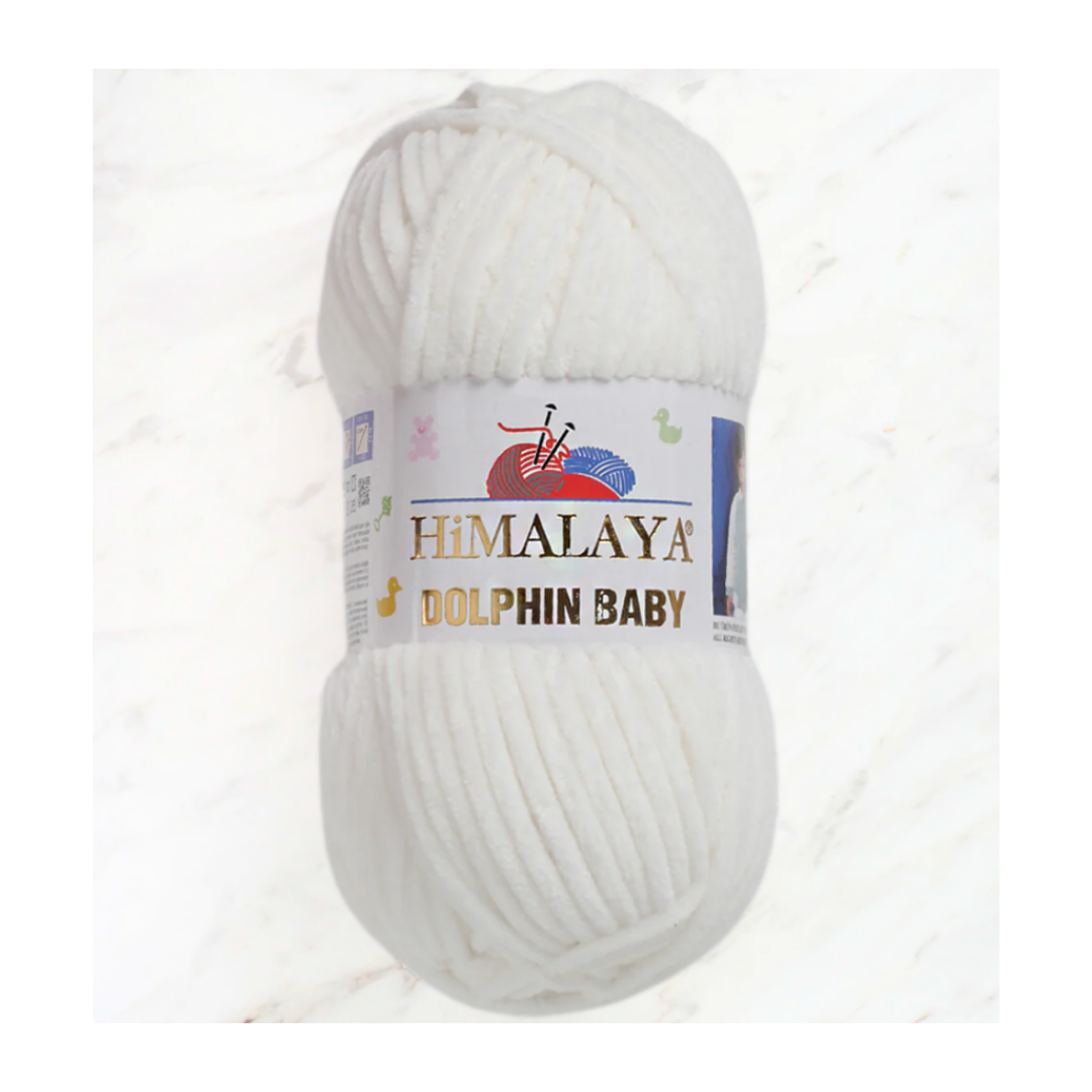 Super Soft Chenille Yarn – Himalaya Dolphin Baby – Perfect for Amigurumi, Baby Blankets & Plush Toys