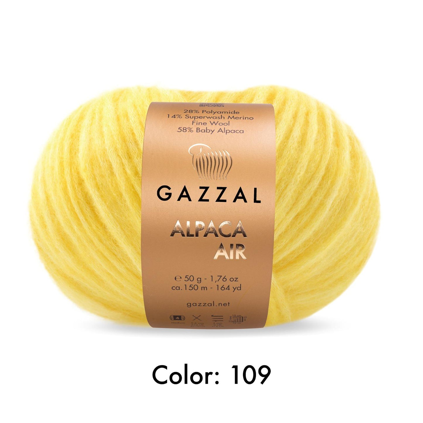 Gazzal Alpaca Air Knitting Yarns