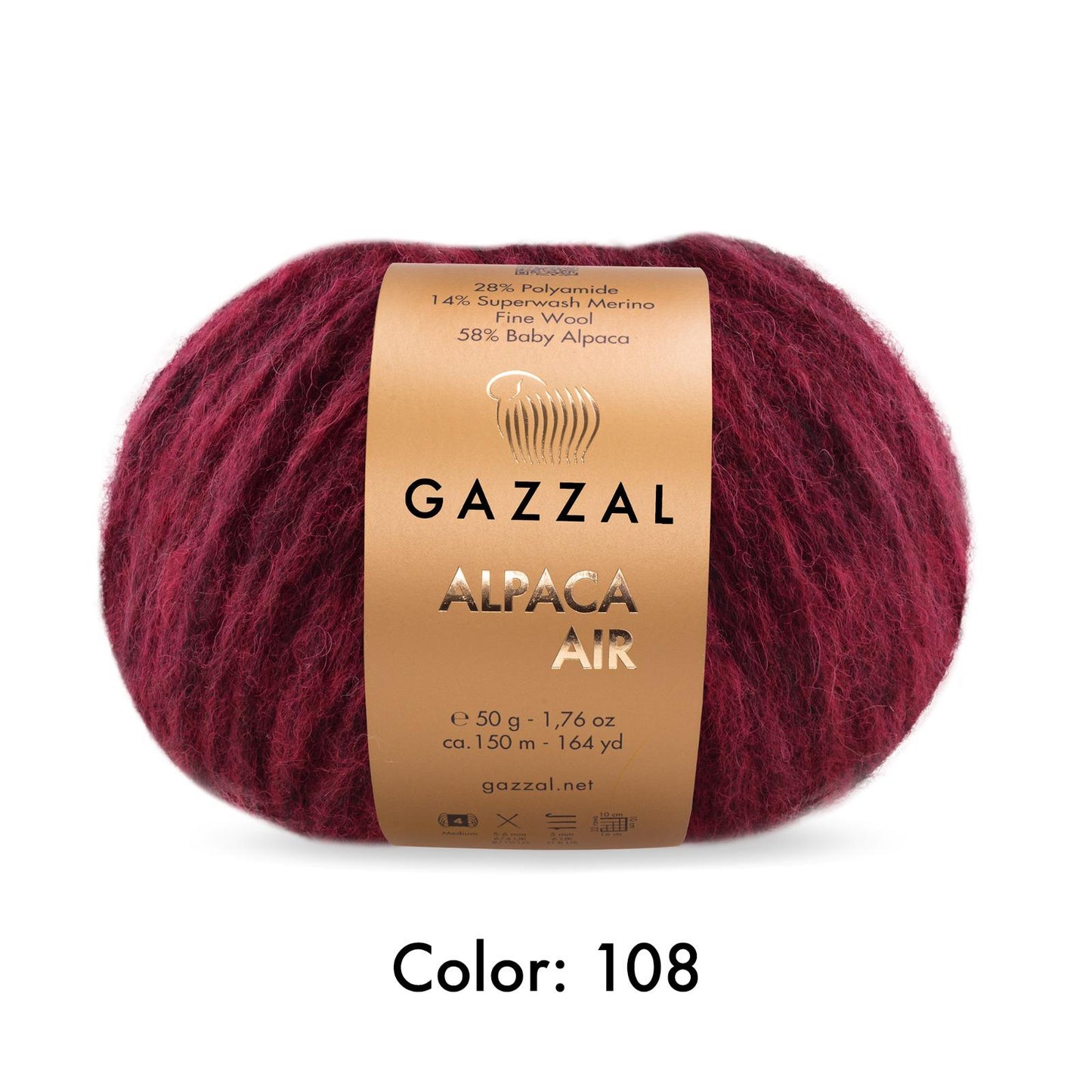 Gazzal Alpaca Air Knitting Yarns