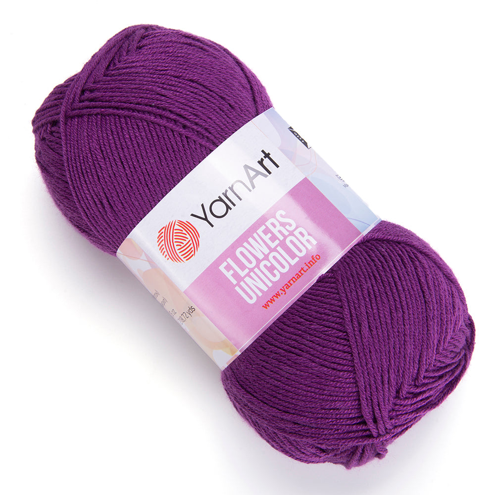 Yarnart Flowers Unicolor Knitting Yarns
