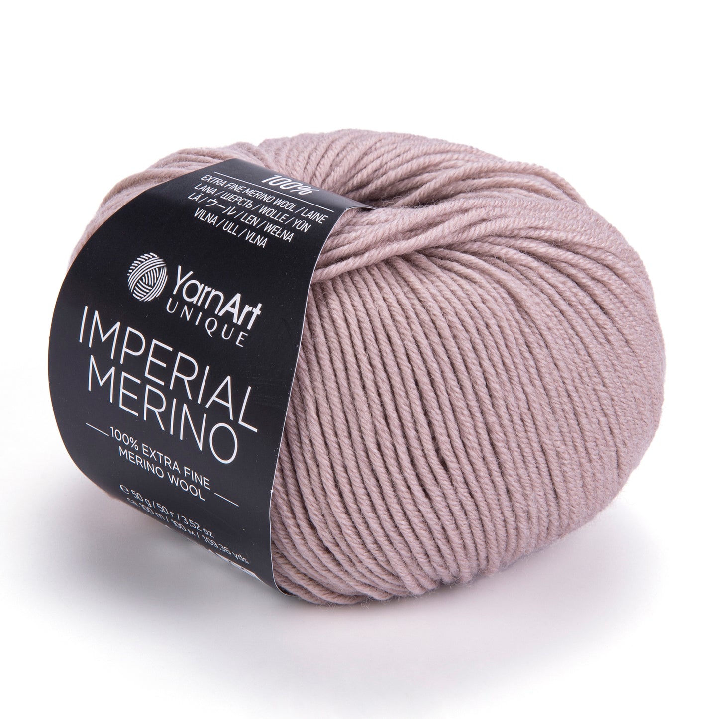 YarnArt Imperial Merino Yarn β 100% Merino Wool, Super Soft & Warm, Baby Friendly, Grey Knitting Yarn for Sweaters - Winter Projects