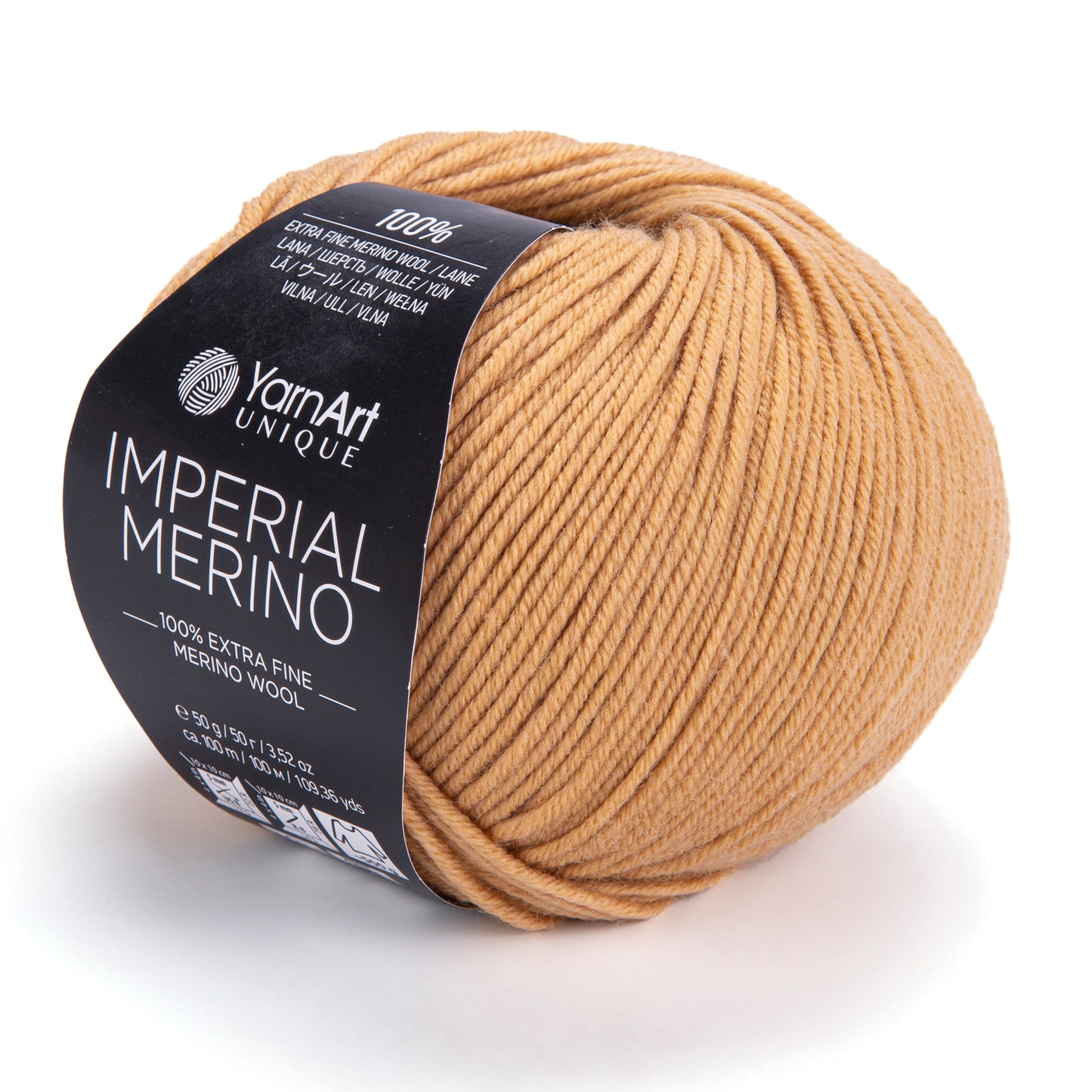 YarnArt Imperial Merino Yarn β 100% Merino Wool, Super Soft & Warm, Baby Friendly, Grey Knitting Yarn for Sweaters - Winter Projects