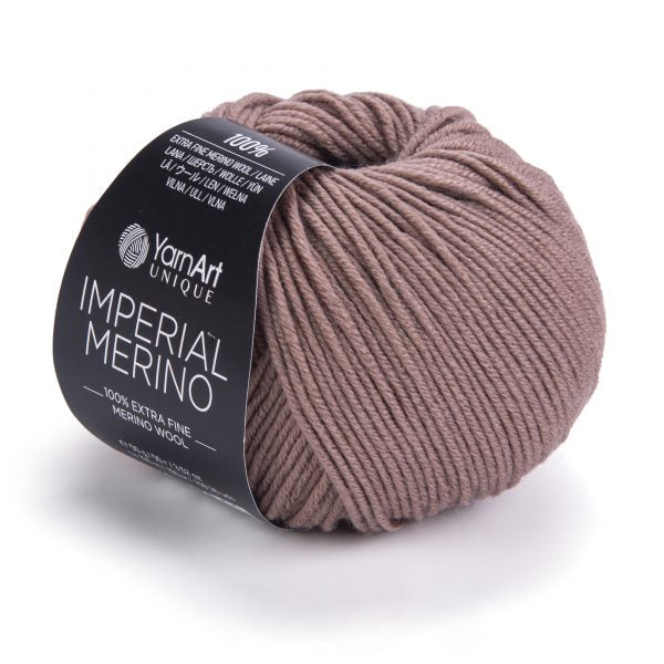 YarnArt Imperial Merino Yarn β 100% Merino Wool, Super Soft & Warm, Baby Friendly, Grey Knitting Yarn for Sweaters - Winter Projects