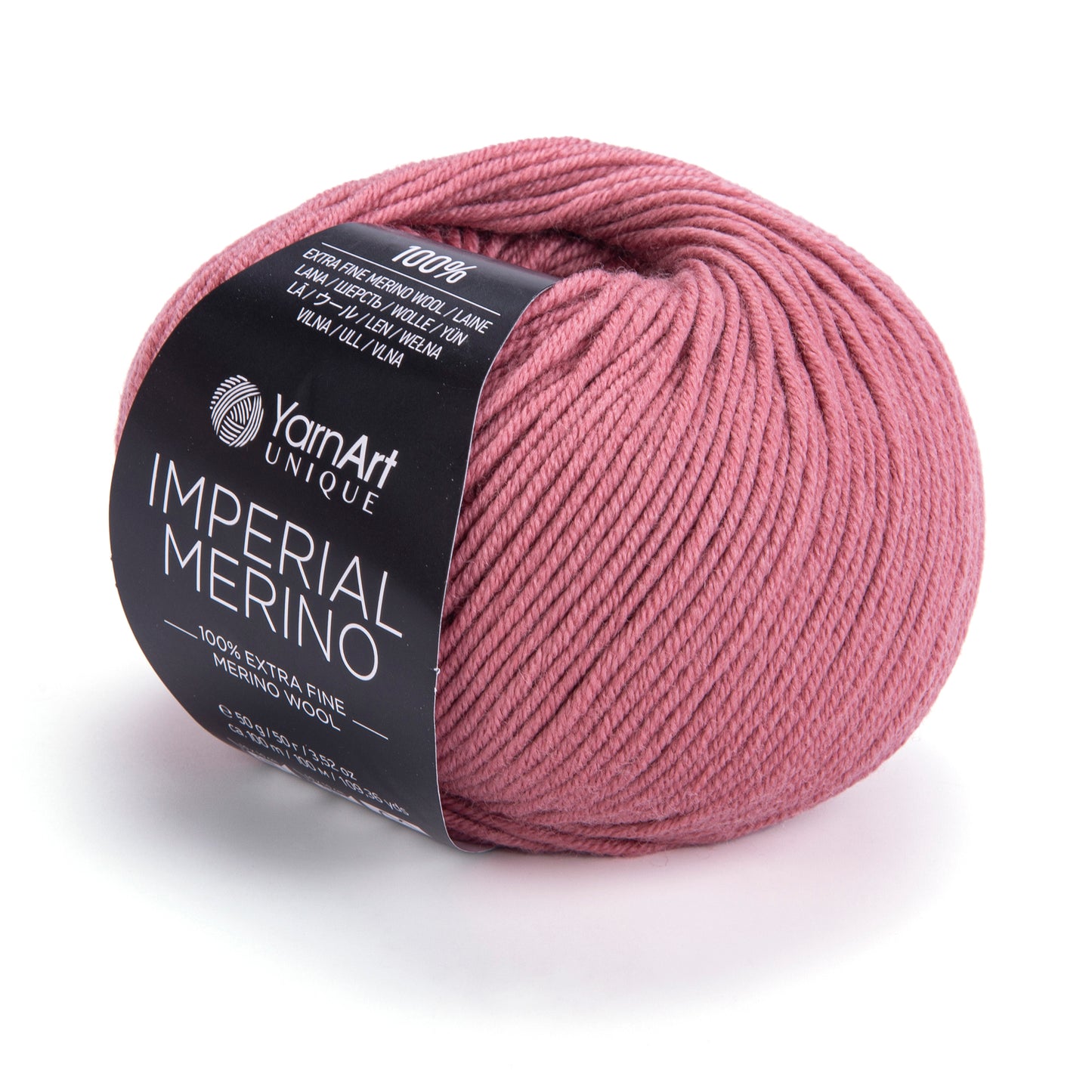 YarnArt Imperial Merino Yarn β 100% Merino Wool, Super Soft & Warm, Baby Friendly, Grey Knitting Yarn for Sweaters - Winter Projects