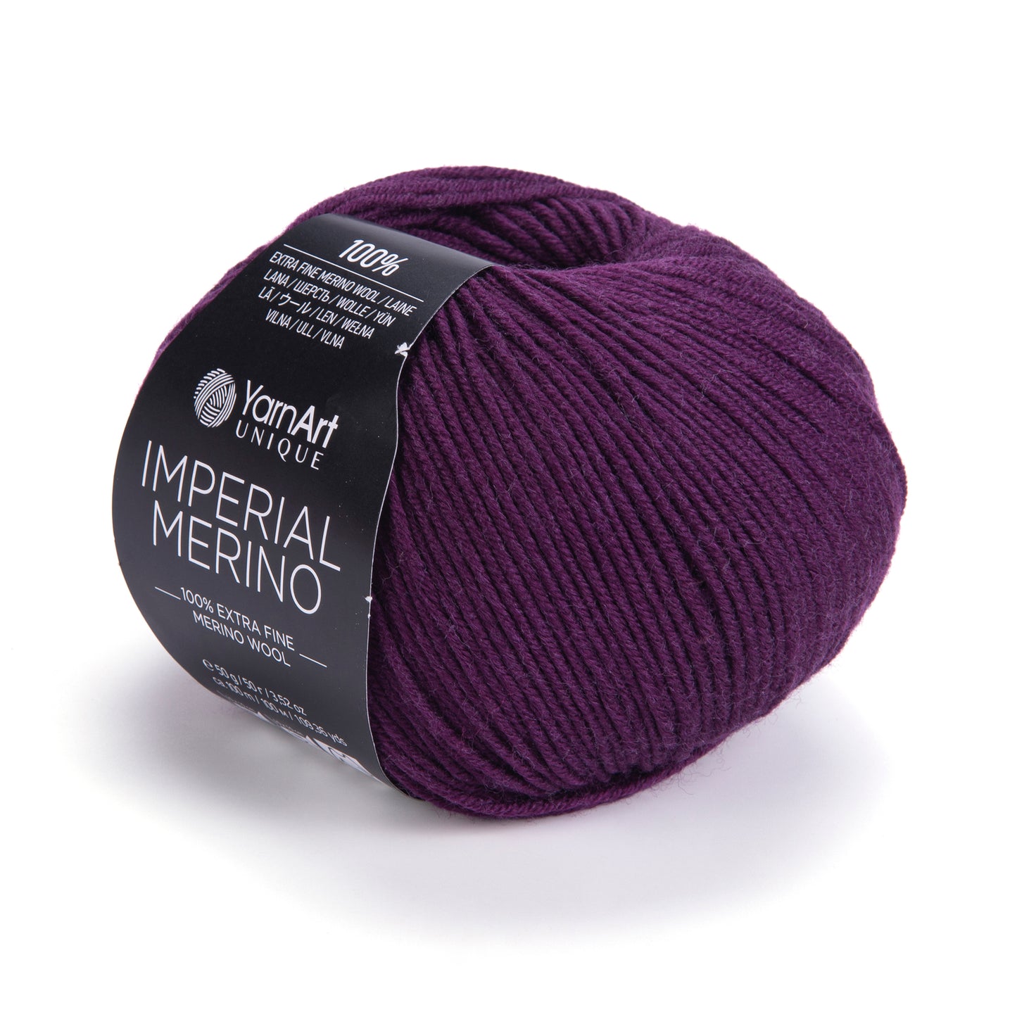 YarnArt Imperial Merino Yarn β 100% Merino Wool, Super Soft & Warm, Baby Friendly, Grey Knitting Yarn for Sweaters - Winter Projects