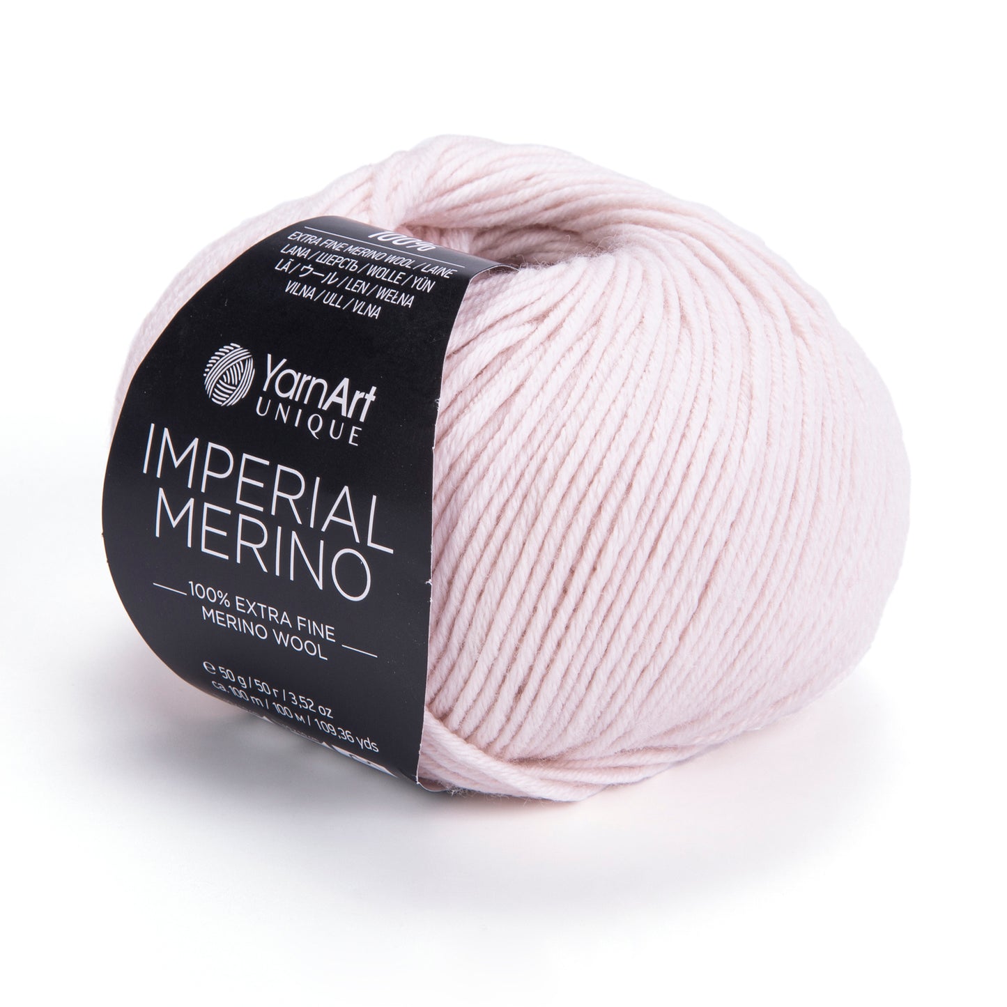 YarnArt Imperial Merino Yarn β 100% Merino Wool, Super Soft & Warm, Baby Friendly, Grey Knitting Yarn for Sweaters - Winter Projects