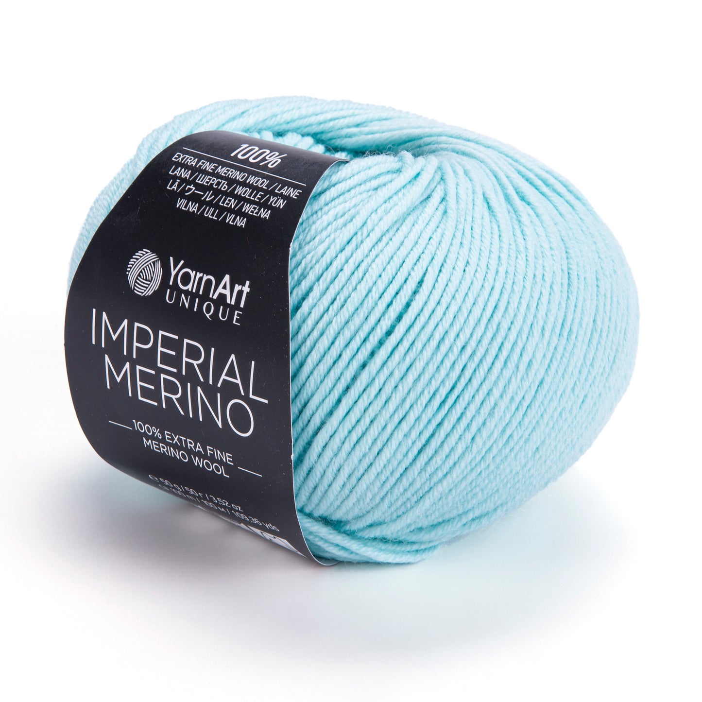 YarnArt Imperial Merino Yarn β 100% Merino Wool, Super Soft & Warm, Baby Friendly, Grey Knitting Yarn for Sweaters - Winter Projects