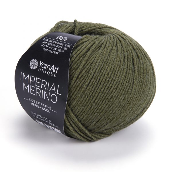 YarnArt Imperial Merino Yarn β 100% Merino Wool, Super Soft & Warm, Baby Friendly, Grey Knitting Yarn for Sweaters - Winter Projects