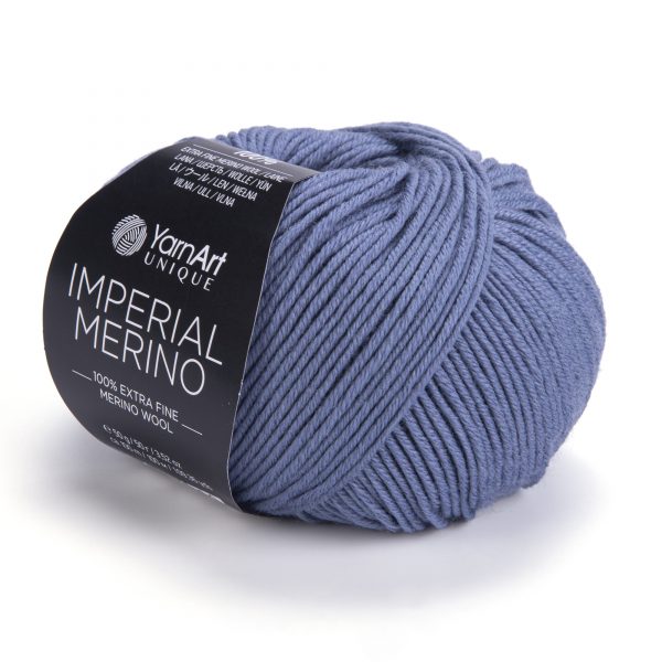 YarnArt Imperial Merino Yarn β 100% Merino Wool, Super Soft & Warm, Baby Friendly, Grey Knitting Yarn for Sweaters - Winter Projects