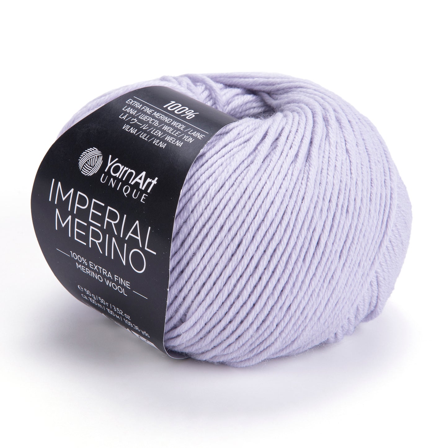 YarnArt Imperial Merino Yarn β 100% Merino Wool, Super Soft & Warm, Baby Friendly, Grey Knitting Yarn for Sweaters - Winter Projects