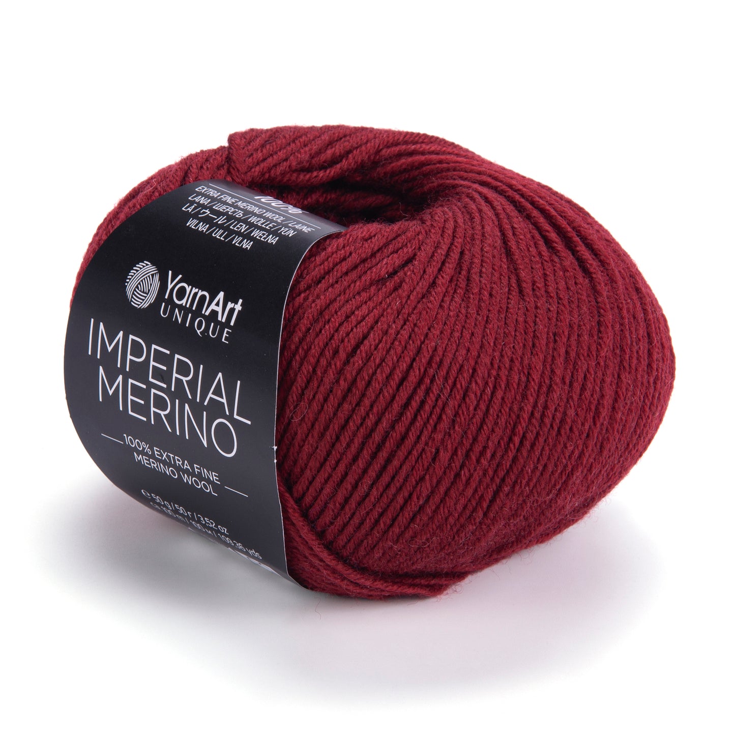 YarnArt Imperial Merino Yarn β 100% Merino Wool, Super Soft & Warm, Baby Friendly, Grey Knitting Yarn for Sweaters - Winter Projects
