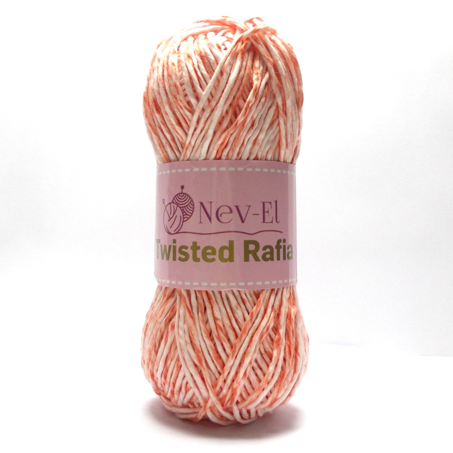 Nevel Variegated Soft Raffia Yarn – Multicolor Paper Look Yarn for Crochet Bags, Hats, DIY Accessories – Lightweight and Washable