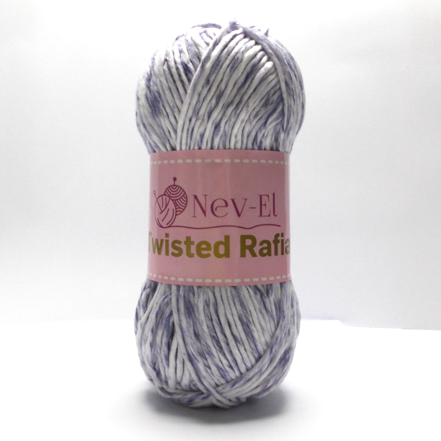 Nevel Variegated Soft Raffia Yarn – Multicolor Paper Look Yarn for Crochet Bags, Hats, DIY Accessories – Lightweight and Washable