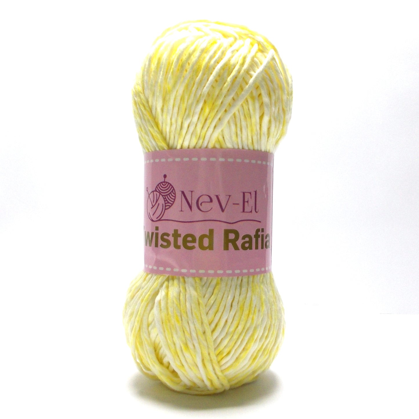 Nevel Variegated Soft Raffia Yarn – Multicolor Paper Look Yarn for Crochet Bags, Hats, DIY Accessories – Lightweight and Washable