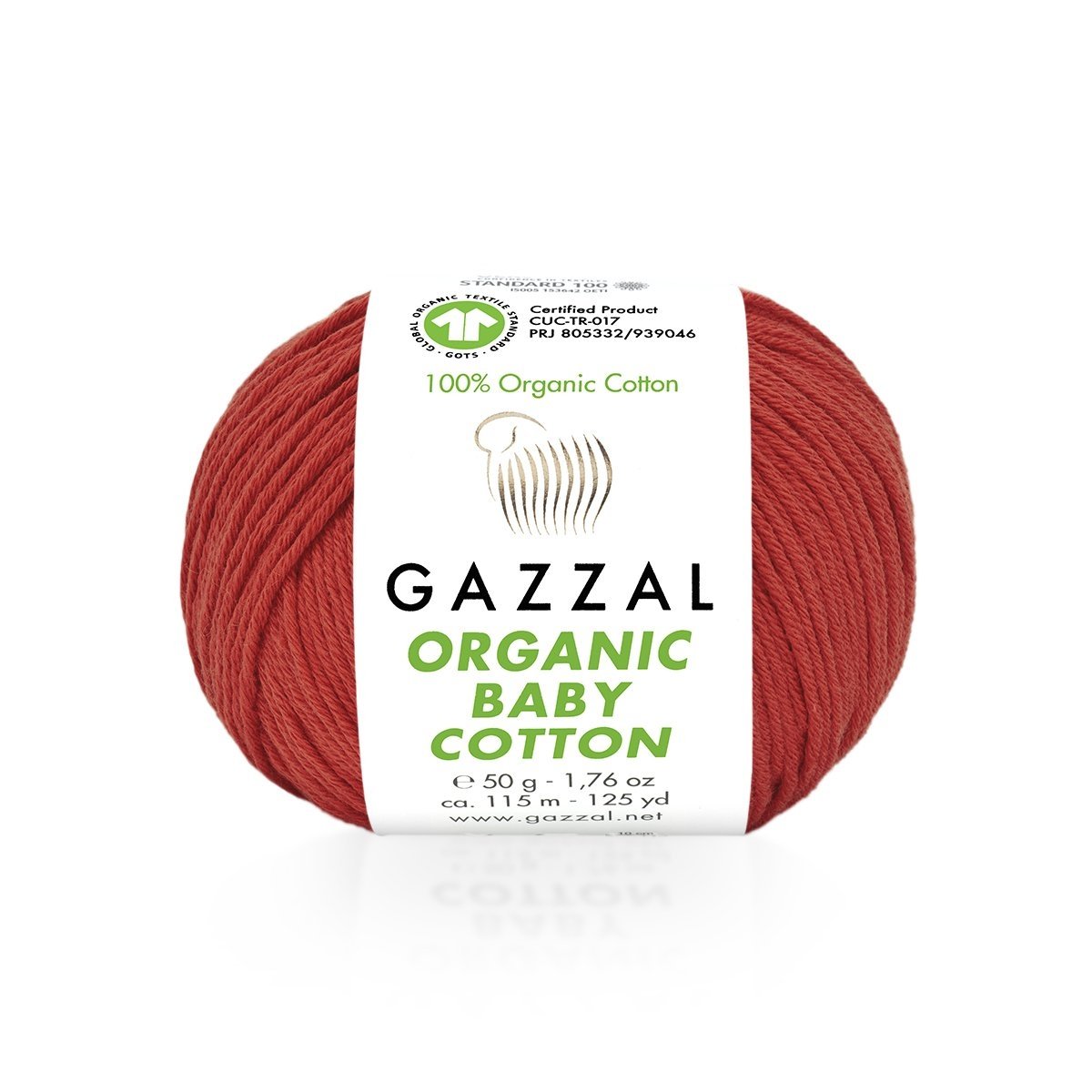 Fils à tricoter en coton biologique pour bébé Gazzal