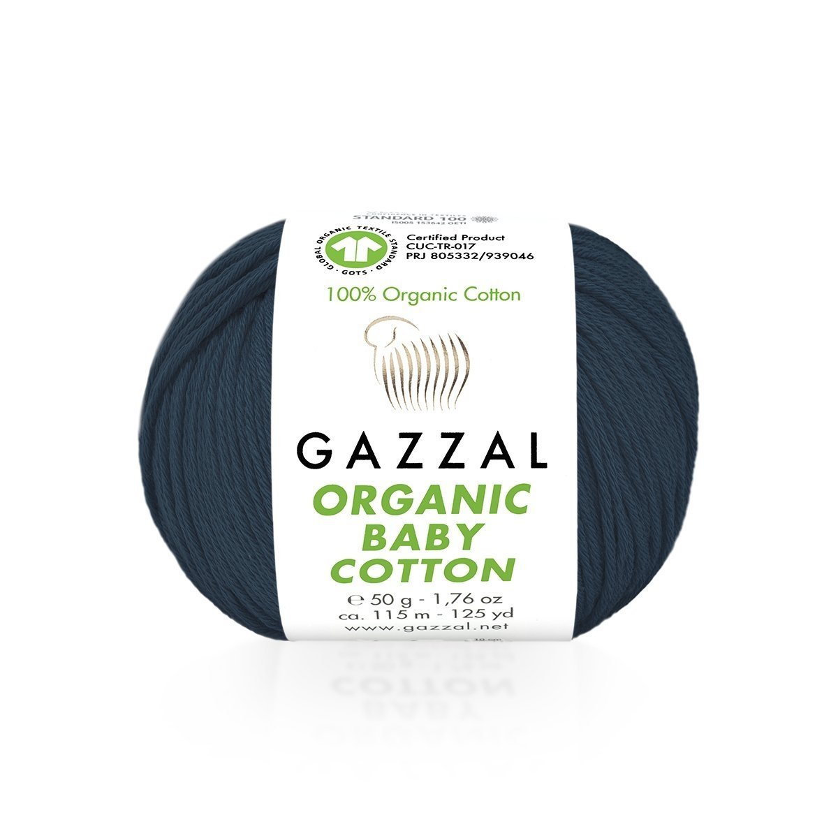 Fils à tricoter en coton biologique pour bébé Gazzal