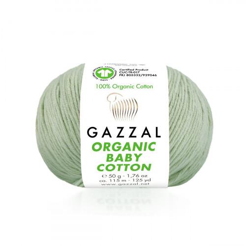 Fils à tricoter en coton biologique pour bébé Gazzal