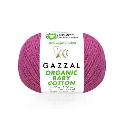 Fils à tricoter en coton biologique pour bébé Gazzal