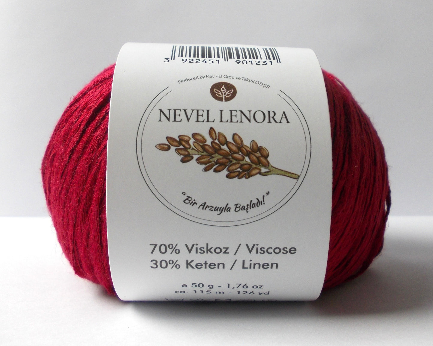 Nevel Lenora – Soft & Breathable Linen-Viscose Blend Yarn for Summer Knits