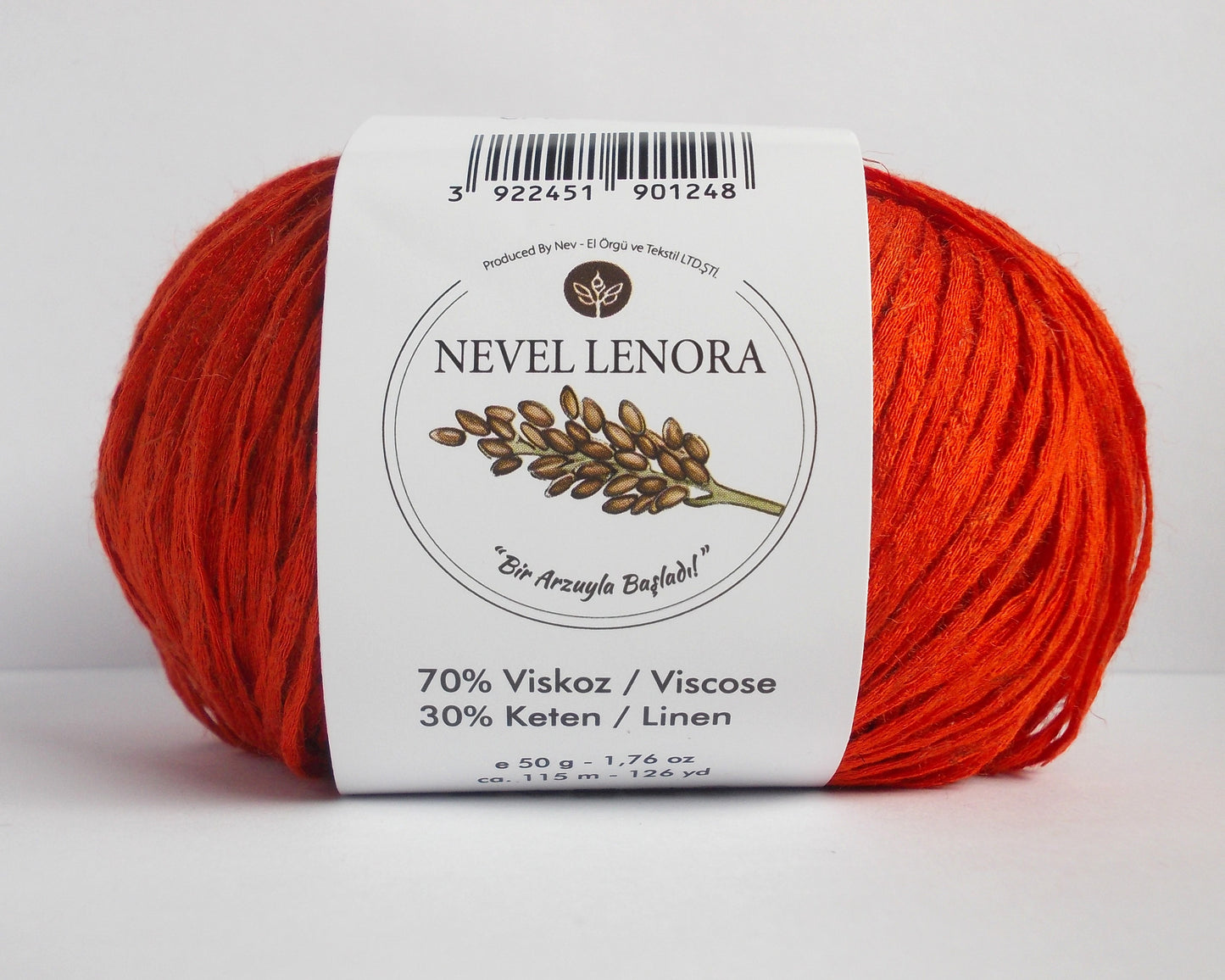 Nevel Lenora – Soft & Breathable Linen-Viscose Blend Yarn for Summer Knits