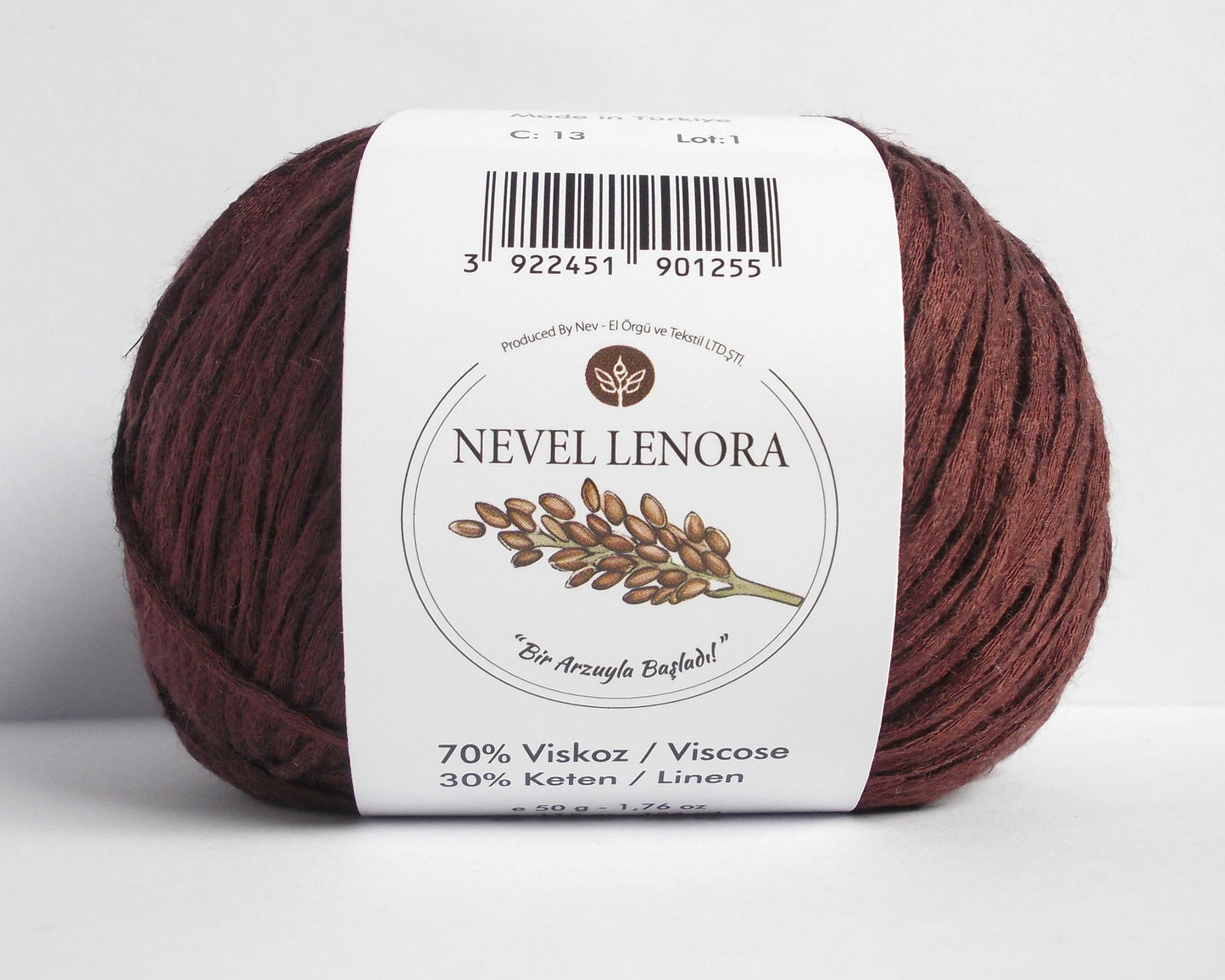 Nevel Lenora – Soft & Breathable Linen-Viscose Blend Yarn for Summer Knits