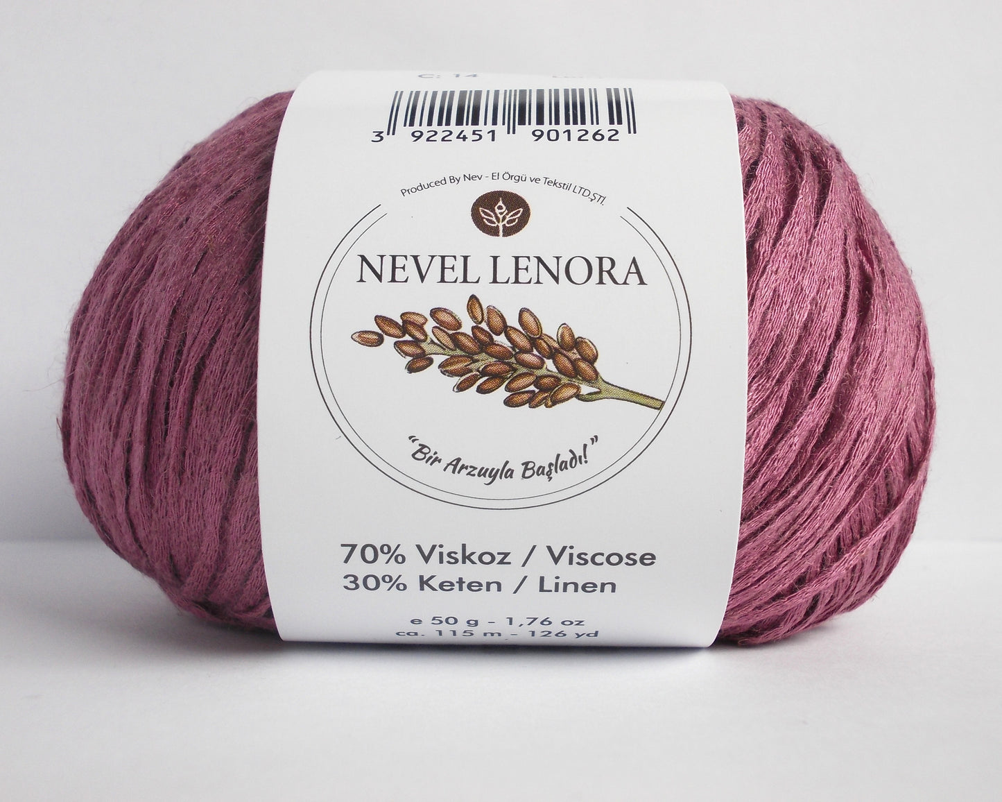 Nevel Lenora – Soft & Breathable Linen-Viscose Blend Yarn for Summer Knits