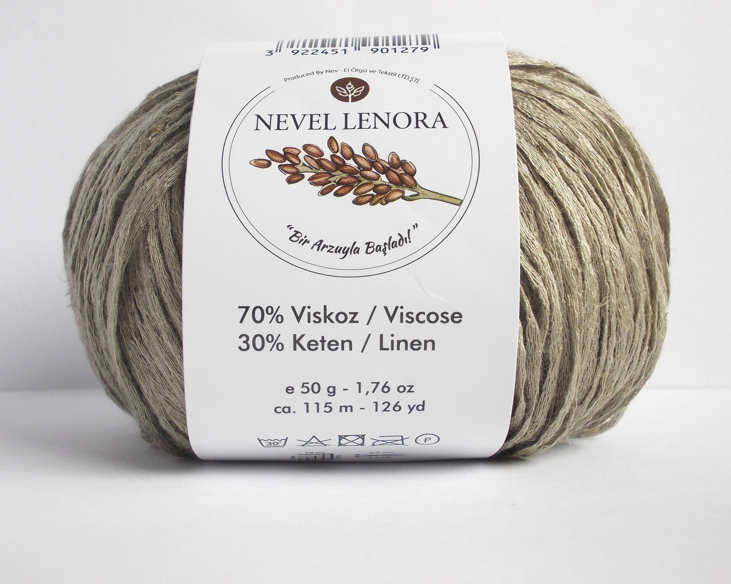 Nevel Lenora – Soft & Breathable Linen-Viscose Blend Yarn for Summer Knits