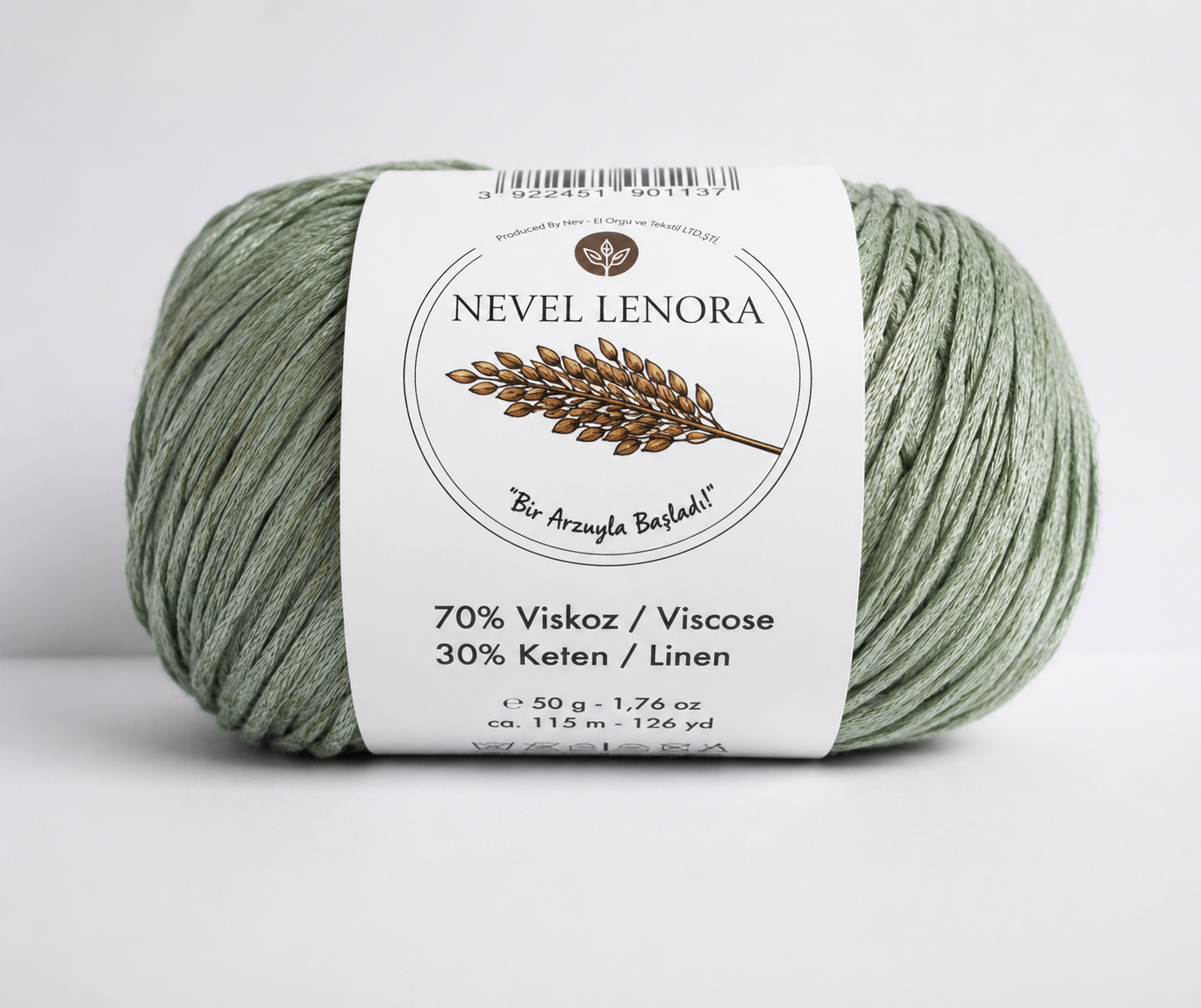 Nevel Lenora – Soft & Breathable Linen-Viscose Blend Yarn for Summer Knits