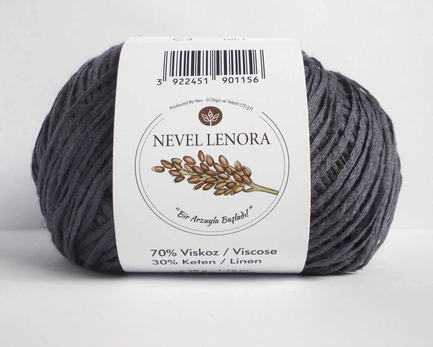 Nevel Lenora – Soft & Breathable Linen-Viscose Blend Yarn for Summer Knits