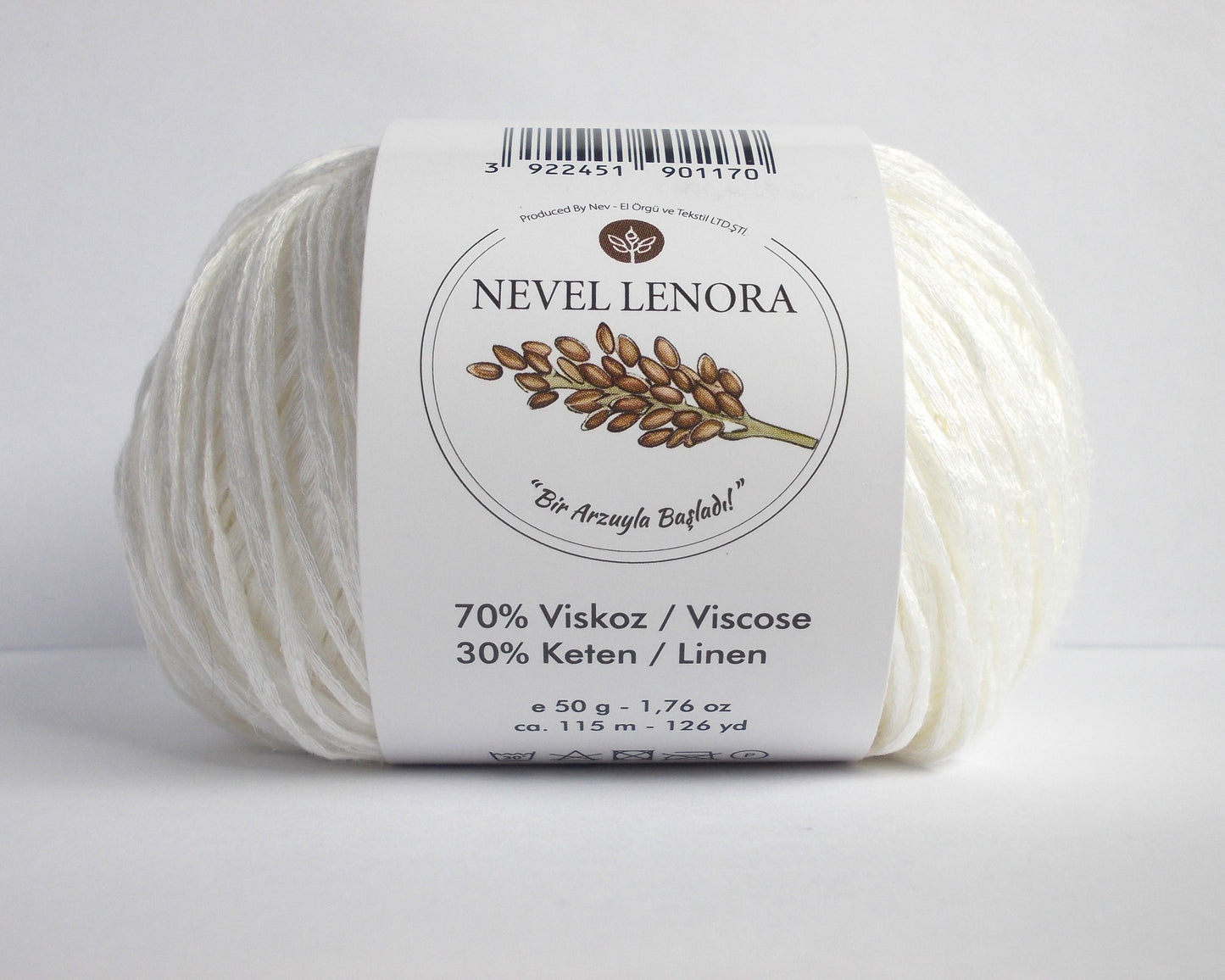 Nevel Lenora – Soft & Breathable Linen-Viscose Blend Yarn for Summer Knits