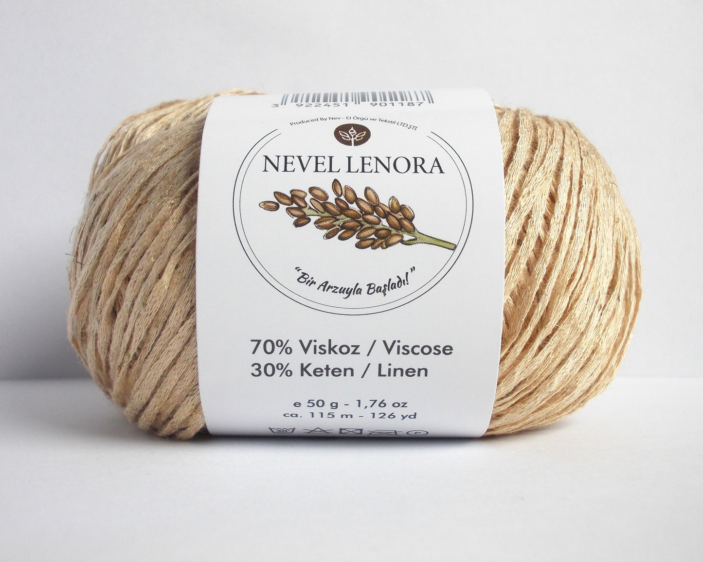 Nevel Lenora – Soft & Breathable Linen-Viscose Blend Yarn for Summer Knits
