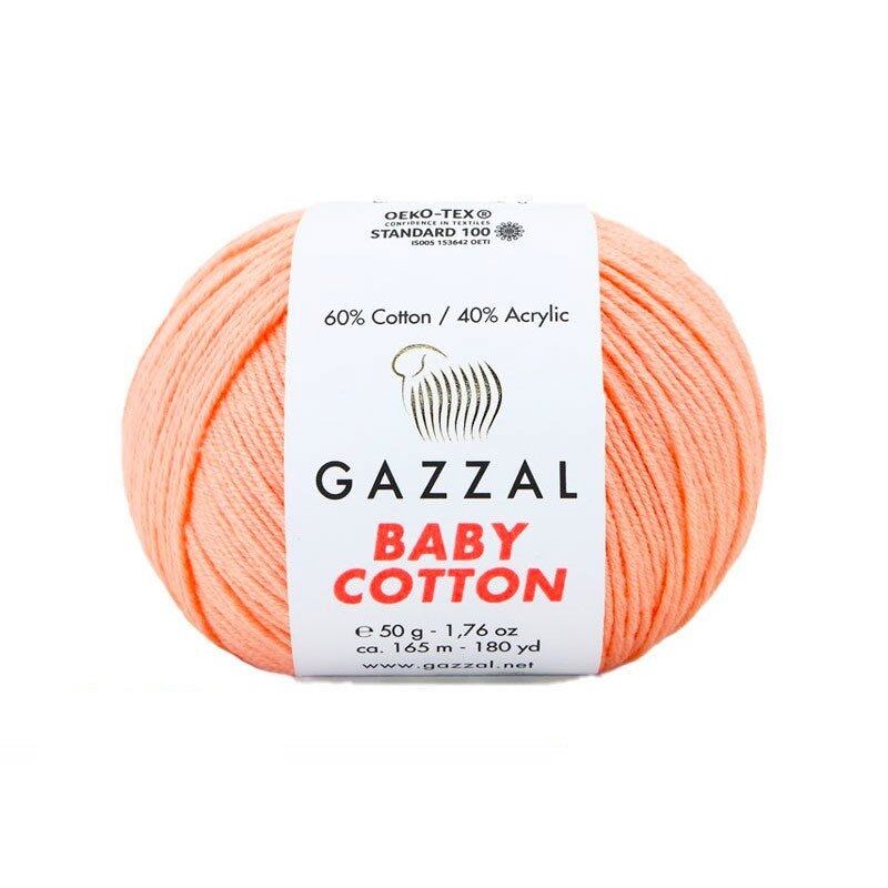 Gazzal Baby Cotton β Lightweight Soft Yarn for Babies & Kids | 50g, 165m