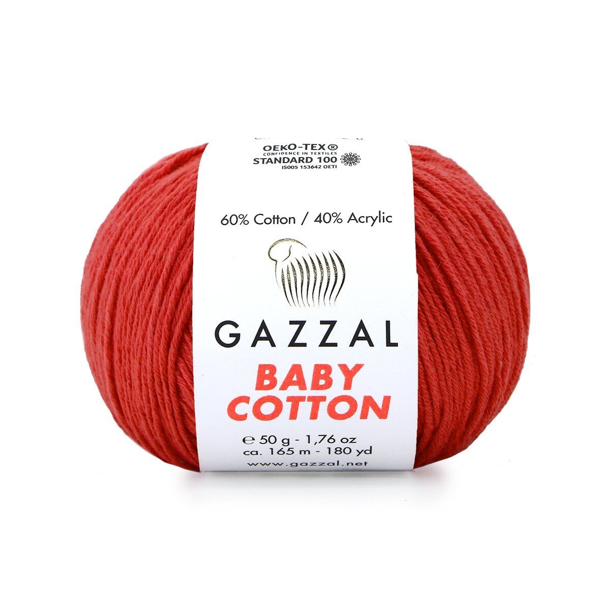 Gazzal Baby Cotton β Lightweight Soft Yarn for Babies & Kids | 50g, 165m